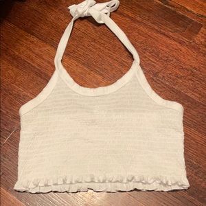 white halter top